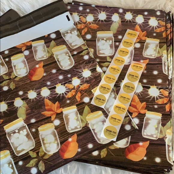 🆕🌹2/$20🌹 Mason Jars Poly Mailer Shipping Set New! - Picture 2 of 4